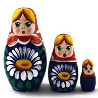 Flower wooden dolls