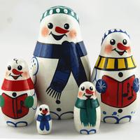 Snowmen nesting dolls