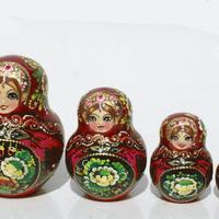 Traditional wooden dolls