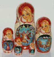 Fairy tale stacking dolls