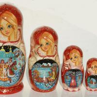 Fairy tale stacking dolls