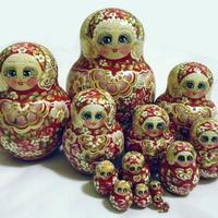 Red dolls