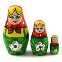 Traditionele Russische poppetjes