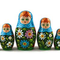 Prästkragar matryoshka