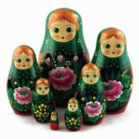 Matryoshka flor rosa