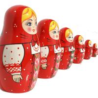 Red Matryoshka Doll
