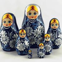 Albastru închis Matryoshka