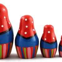 Matryoshka met bloemen