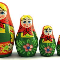 Tradiční dřevěné panenky