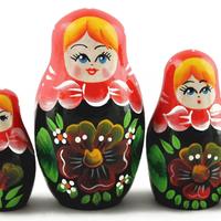 Matryoshka de flores