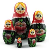 Houten handgemaakte poppen