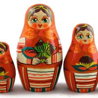 Matryoshka com nozes