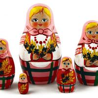 Cornflowers matryoshka