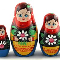 Daisies nesting dolls