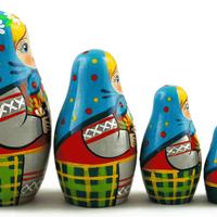 Buquê de matryoshkas