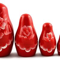 Poupées gigognes rouges