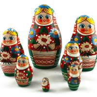 Blommor matryoshka