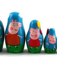 Gniazdowania lalki Peppa Pig