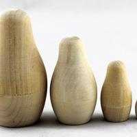 Unlackiert Nesting Doll