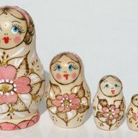 Matryoshka różowy