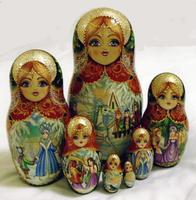 Sněhová královna matryoshka