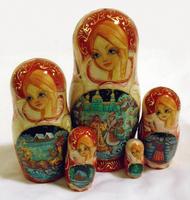 Fairy tale stacking dolls