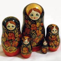 Matryoshka czarny