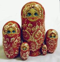 Red nesting dolls