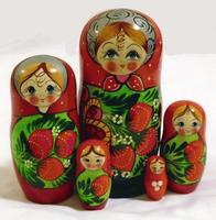 Matryoshka truskawki