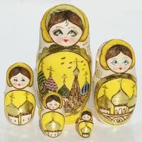 Pyrogravure matryoshka