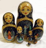 Ninsoare de fată matryoshka