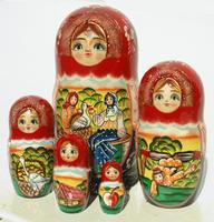 Rusça matryoshka bebekler