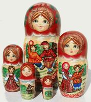 Zomer stijl matryoshka