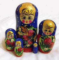 Blue matryoshka