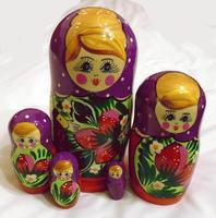Matryoshka ένθεσης κούκλες