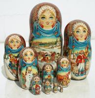 Matryoshka κούκλες