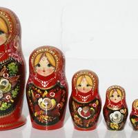 Handgemaakte nesting dolls