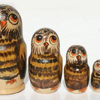 Kahverengi baykuş bebek
