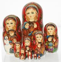 Lapset matryoshka