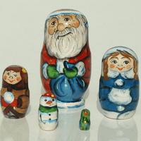 Santa Claus nesting dolls
