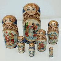 Vánoční Matryoshka