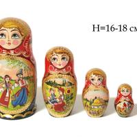 Dřevěná hnízdní doll