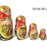Dřevěná hnízdní doll