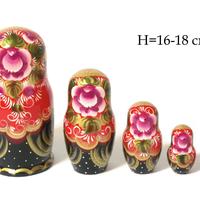 Dřevěná hnízdní doll